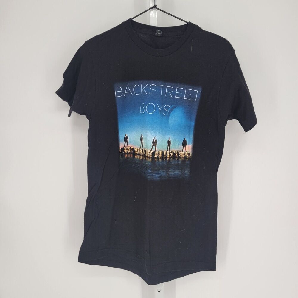 Backstreet Boys 2013 Concert Tour T Shirt Adult Sz M Black Blue